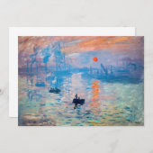 Claude Monet - Impression, Sunrise Kaart (Voorkant / Achterkant)