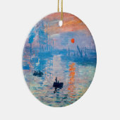 Claude Monet - Impression, Sunrise Keramisch Ornament (Rechts)