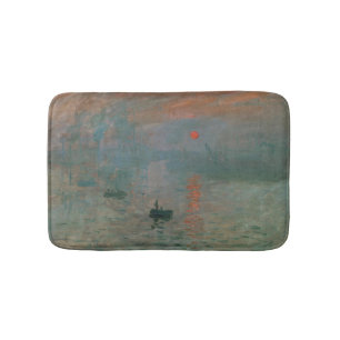 Claude Monet Impression Sunrise Kunstprint Badmat