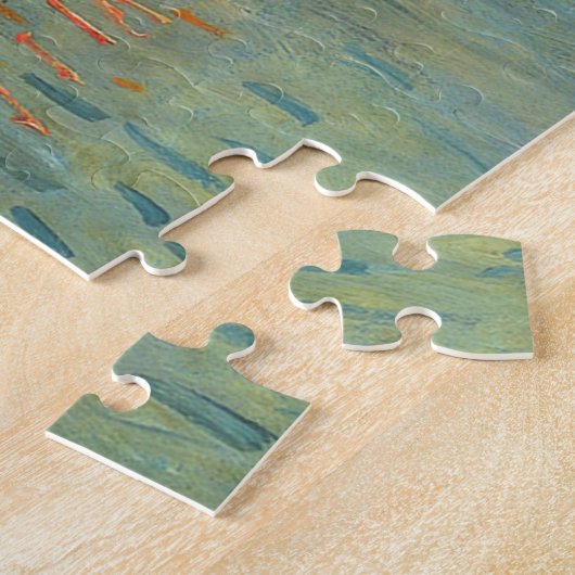 Claude Monet Impression Sunrise Legpuzzel (Zijkant)