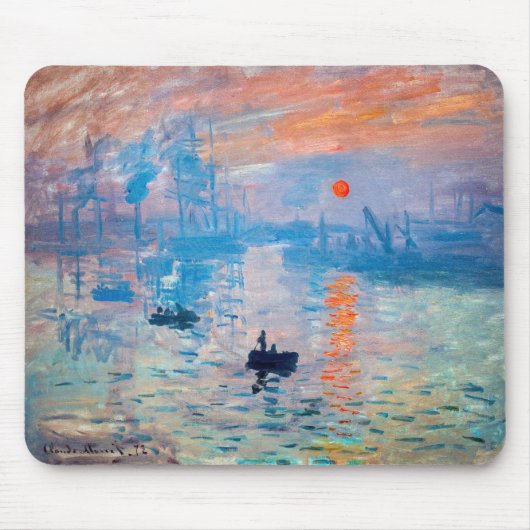 Claude Monet - Impression, Sunrise Muismat (Voorkant)