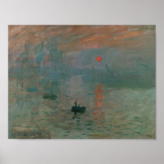 Claude Monet - Impression, Sunrise Poster (Voorkant)
