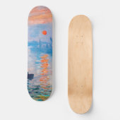 Claude Monet - Impression, Sunrise Skateboard (Voorkant)