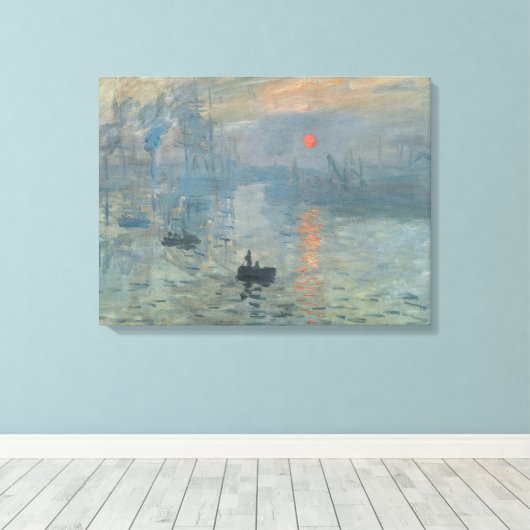 Claude Monet Impression Sunrise Soleil Levant (Insitu (Plancher de Bois))
