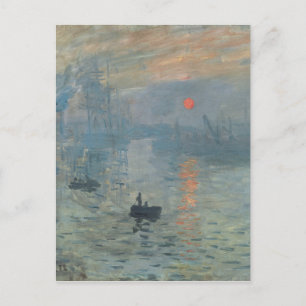 Claude Monet Impression Sunrise Soleil Levant Briefkaart