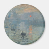 Claude Monet Impression Sunrise Soleil Levant Magneet (Voorkant)