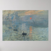 Claude Monet Impression Sunrise Soleil Levant Poster (Voorkant)