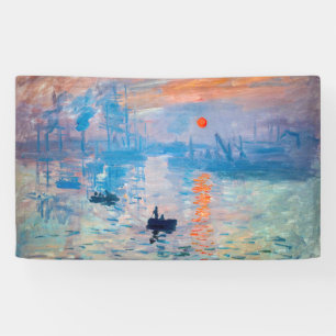Claude Monet - Impression, Sunrise Spandoek