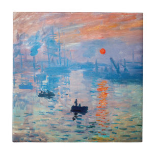 Claude Monet - Impression, Sunrise Tegeltje
