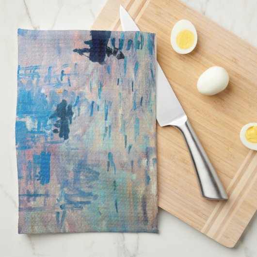 Claude Monet - Impression, Sunrise Theedoek (Quarter Fold)