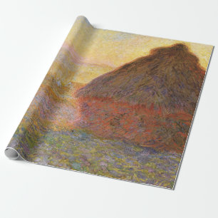 Claude Monet Impressionist Painting Graystaks I Cadeaupapier