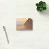 Claude Monet Impressionist Painting Graystaks I Post-it® Notes (Kantoor)