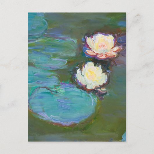 Claude Monet Impressionist Water Lillies Briefkaar Briefkaart (Voorkant)
