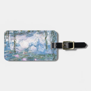 Claude Monet Impressionist Water Lillies Painting Bagagelabel