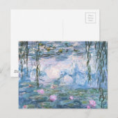 Claude Monet Impressionist Water Lillies Painting Briefkaart (Voorkant / Achterkant)