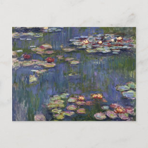 Claude Monet Impressionist Water Lillies Painting Briefkaart