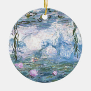Claude Monet Impressionist Water Lillies Painting Keramisch Ornament