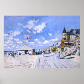 Claude Monet: In het strand van Trouville Poster (Voorkant)