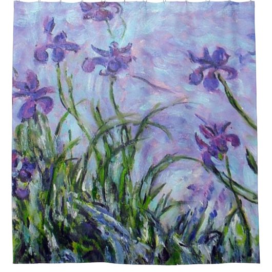 Claude Monet Iris Douchegordijn (Voorkant)