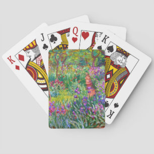 Claude Monet: Iris Garden at Giverny Pokerkaarten
