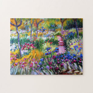 Claude Monet Iris Garden van Giverny Legpuzzel