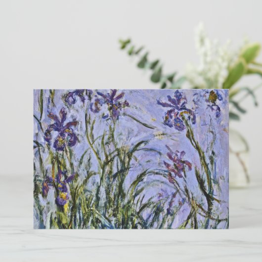 Claude Monet - Iris Mauves (Staand voorkant)