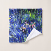 Claude Monet, Irises (Gant de toilette)