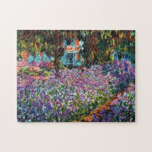 Claude Monet Irises in de tuin van Monet Legpuzzel (Horizontaal)