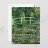 Claude Monet - Japanse brug Briefkaart (Voorkant / Achterkant)