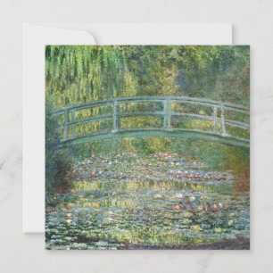 Claude Monet Japanse Brug Waterlelie Kunst Notitiekaartje