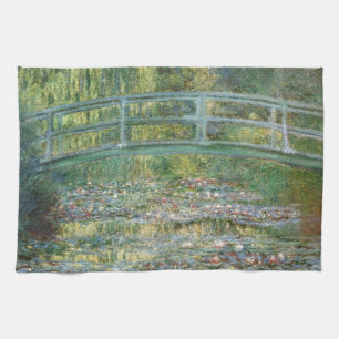 Claude Monet Japanse Brug Waterlelie Kunst Theedoek