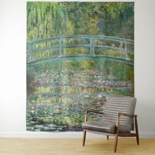 Claude Monet Japanse Brug Waterlelie Kunst Wandkleed