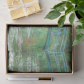 Claude Monet Japanse voetbalbrug. Impressionisme Tissuepapier (Geschenk)