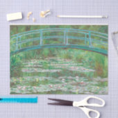 Claude Monet Japanse voetbalbrug. Impressionisme Tissuepapier (Craft)