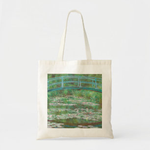 Claude Monet Japanse voetbalbrug. Impressionisme Tote Bag