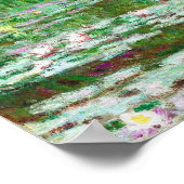 Claude Monet: Japanse voetbalbrug Poster (Hoek)