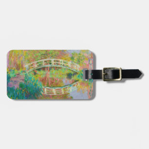 Claude Monet - Japanse voetbrug, Giverny Bagagelabel
