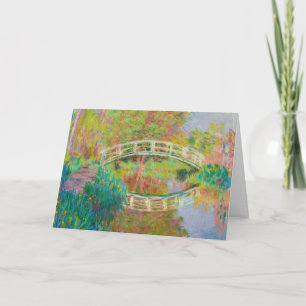 Claude Monet - Japanse voetbrug, Giverny Kaart