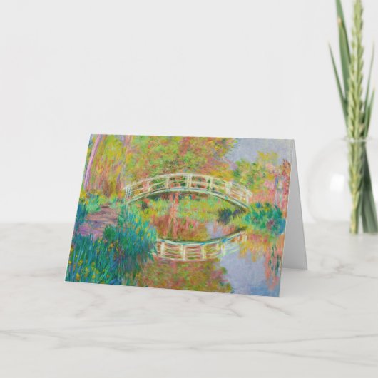 Claude Monet - Japanse voetbrug, Giverny Kaart (Voorkant)