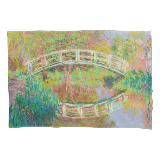 Claude Monet - Japanse voetbrug, Giverny Kussensloop (Voorkant)