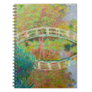 Claude Monet - Japanse voetbrug, Giverny Notitieboek