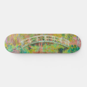 Claude Monet - Japanse voetbrug, Giverny Skateboard