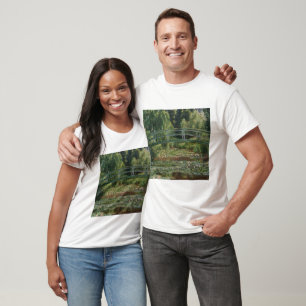 Claude Monet Japanse Voetbrug & Water Lily Pool T-shirt