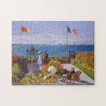 Claude Monet - jardin au puzzle de Sainte Adresse<br><div class="desc">Jardin chez Sainte Adresse par Claude Monet. La grande peinture a intitulé le jardin chez Sainte Adresse,  fait par Claude Monet.</div>