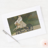 Claude Monet - Jean Monet over zijn Hobby-paard Rechthoekige Sticker (Envelop)