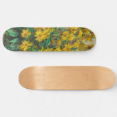 Claude Monet - Jerusalem Artichoke Flowers Skateboard (Horizontaal)