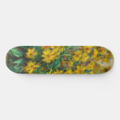 Claude Monet - Jerusalem Artichoke Flowers Skateboard (Horizontaal)