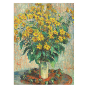 Claude Monet - Jerusalem Artichoke Flowers Tafelkleed