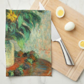 Claude Monet - Jerusalem Artichoke Flowers Theedoek (Quarter Fold)