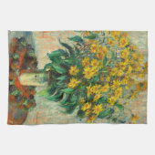 Claude Monet - Jerusalem Artichoke Flowers Theedoek (Horizontaal)